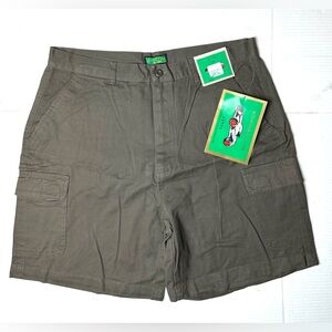 Vintage Zenith Jants Men's 36 Olive Cargo‎ Shorts 90s Y2K New With Tags Cotton